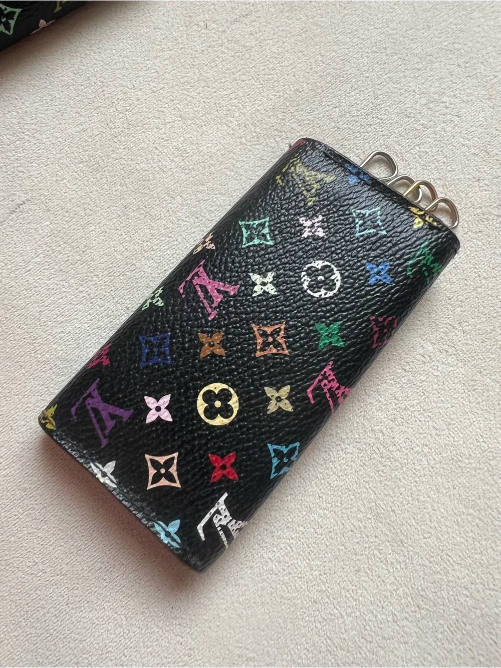 Louis Vuitton Mulicolor set wallet and keys holder